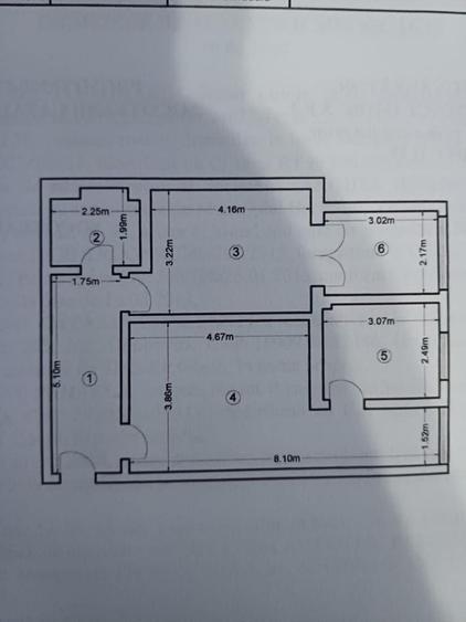 Apartament cu 2 camere semidecomandat în Valea Oltului