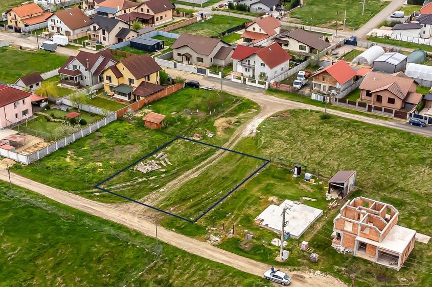 Teren Construcții intravilan de 748 mp, în Sânleani