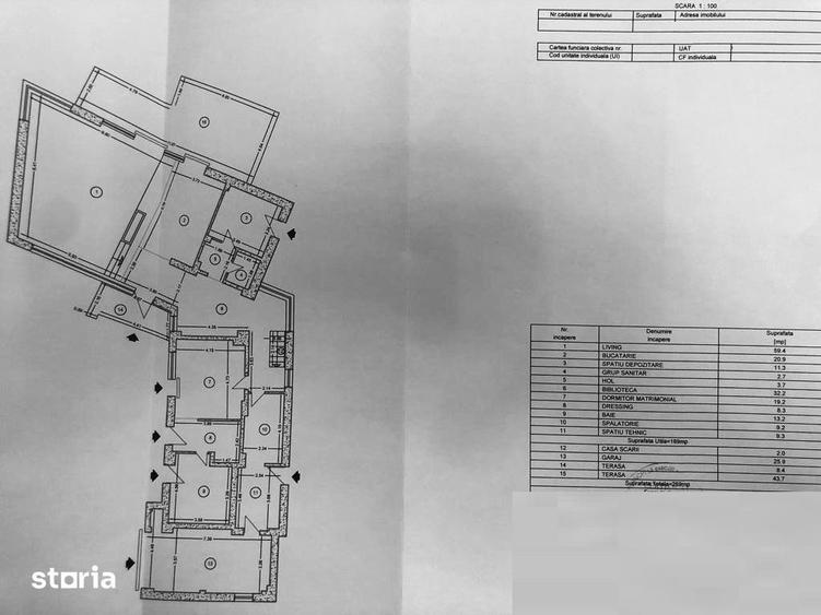 Casă cu 6 camere cu Teren 1140 Mp în Moara Vlăsiei