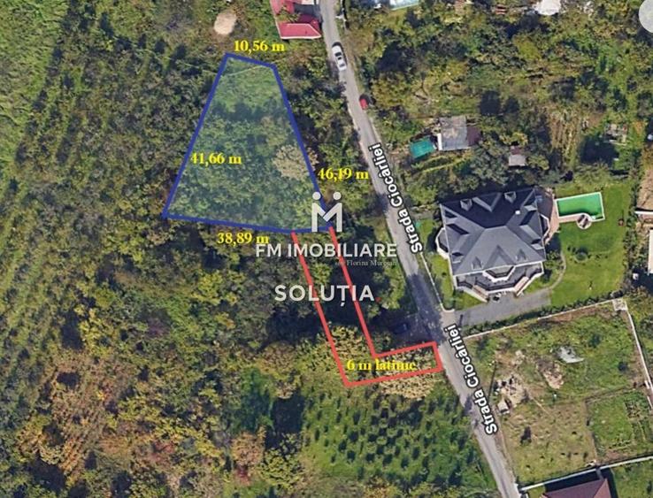 Teren Construcții intravilan de 1065 mp, în Săsar