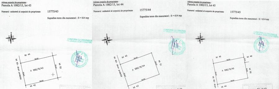 Teren de 614 mp, în Viile Noi