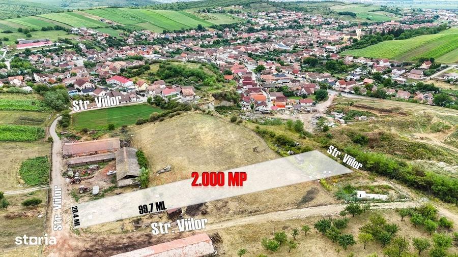 Teren de 2000 mp, deschidere la 2 strazi, Sura Mare |SkyVideo - 1