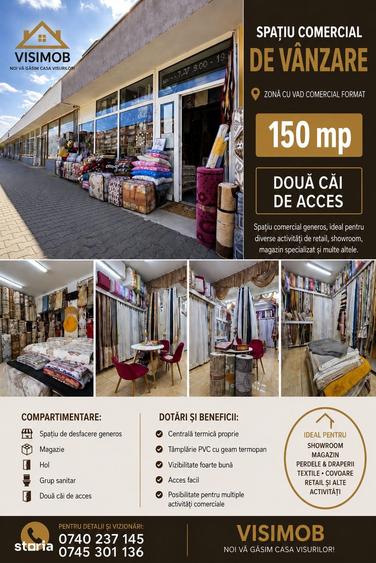 Spațiu comercial, de 150 mp, în Central
