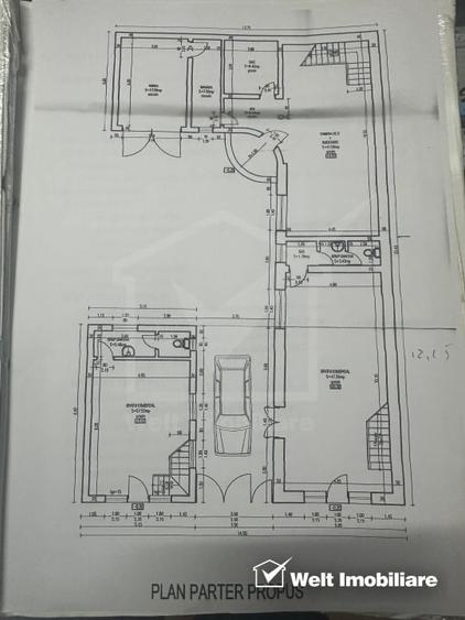 Casă individuală cu 4 camere cu Canalizare în Gherla