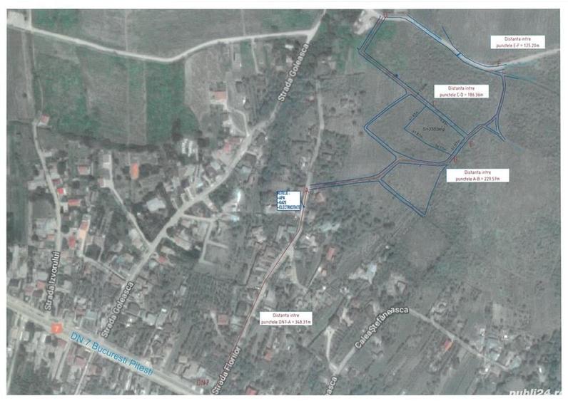 Teren de 3353 mp, în Ștefănești