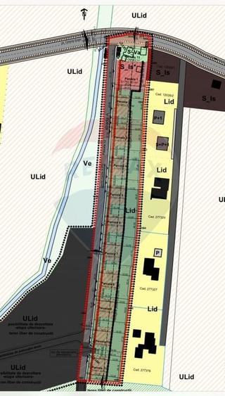 Teren Construcții intravilan de 800 mp, în Borhanci
