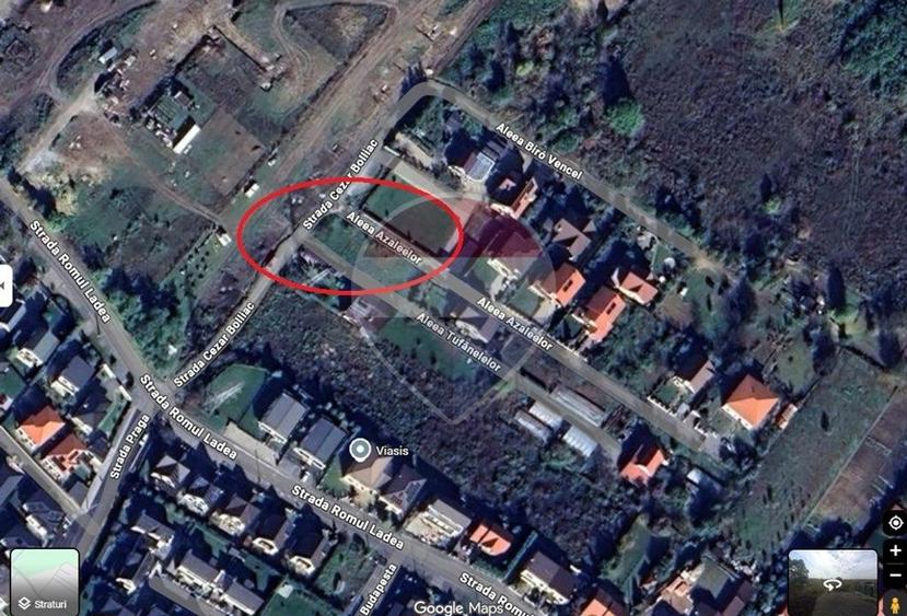 Teren Construcții intravilan de 593 mp, în Borhanci