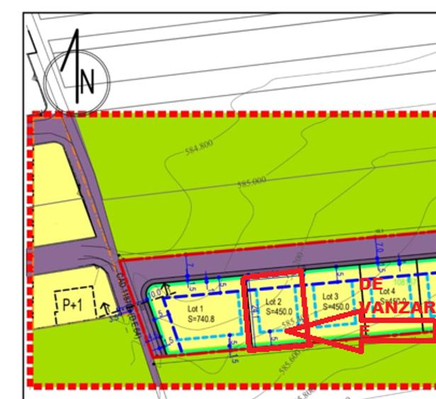 Teren Construcții intravilan de 421 mp, în Tărlungeni