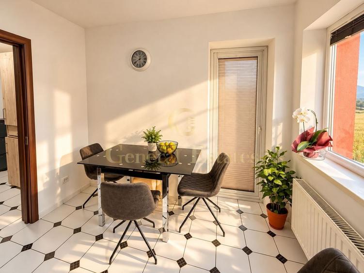 Apartament cu 3 camere decomandat, mobilat în Sânpetru