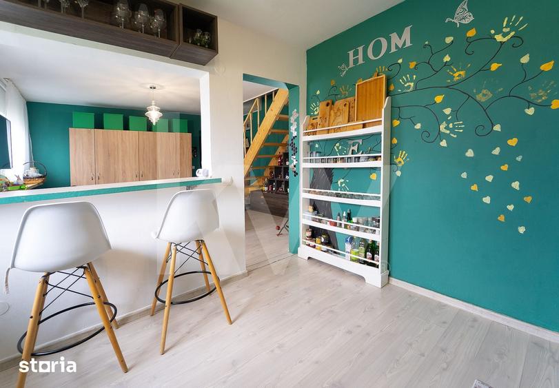 Apartament cu 3 camere semidecomandat în Cedonia