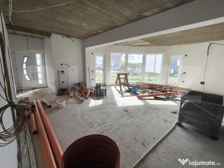 Casa semifinisata in Sanmartin, parter + etaj, 360 mp utili - 1