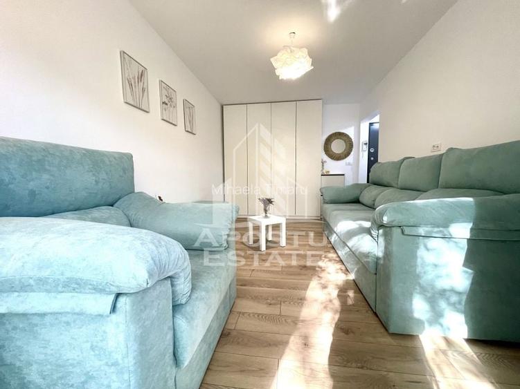Garsoniera renovata, la prima inchiriere, etajul 1, zona Girocului