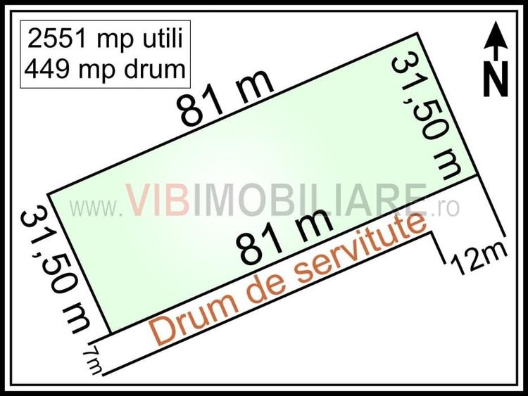 Teren intravilan de vanzare – Baneasa, Piscul Corbului - 2