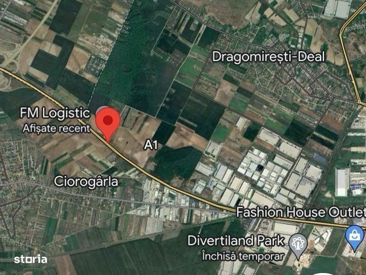 Oportunitate teren vanzare Dragomiresti Deal A1 dezvoltare logistica - 2