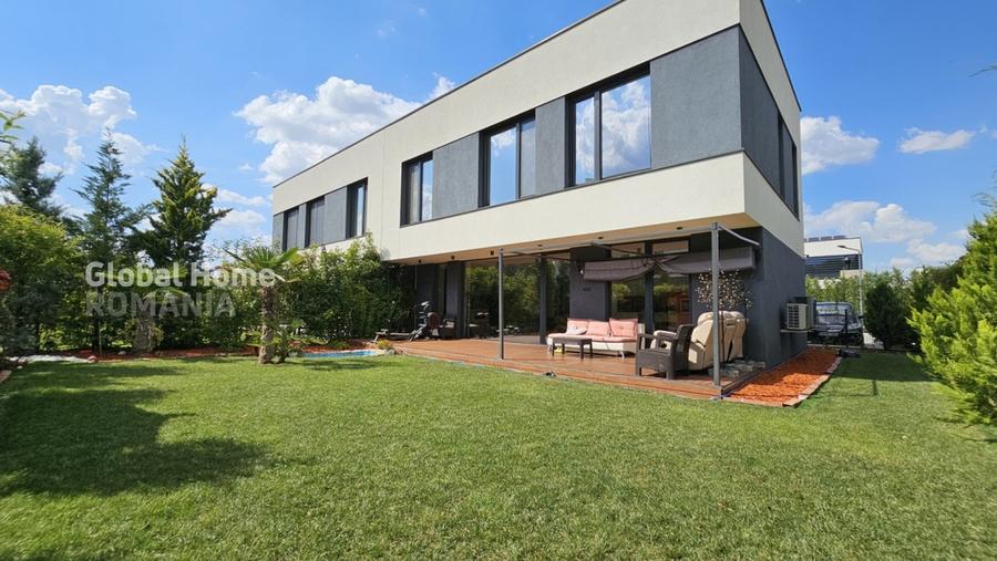 Tunari - Amber Gardens, modern smart villa 153 sqm, 4 rooms + 2 parking - 2