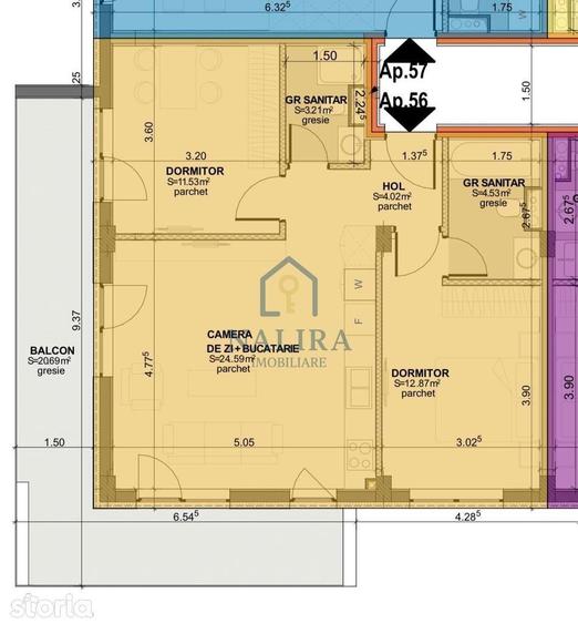 Apartament 3 camere de vanzare - bloc nou - Margeanului - 7