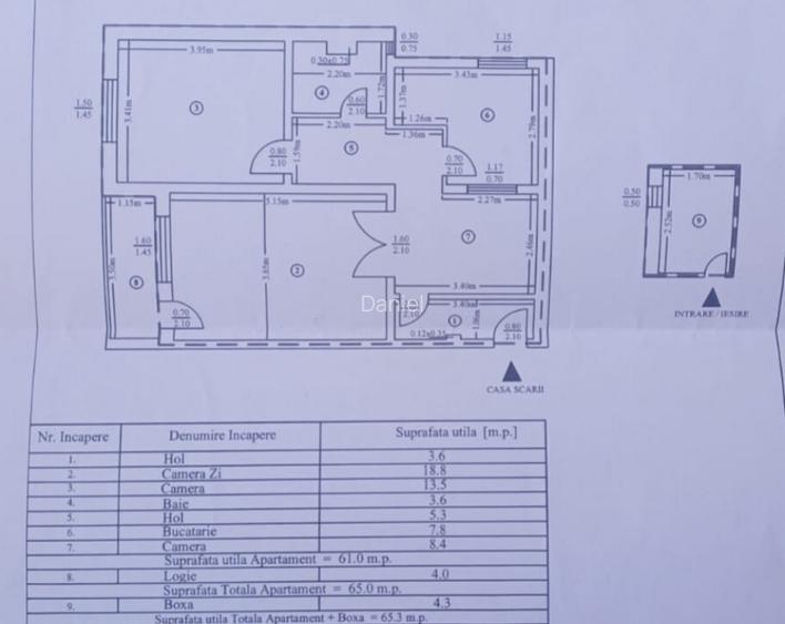 Vand apartament in Piatra Neamt, zona ITM-scoala 2, 3 camere Vand apartament in Piatra Neamt, zona ITM-scoala 2, 3 camere