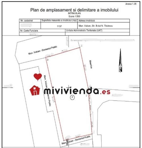 Teren intravilan Centrul Vechi mun. Vulcan (jud. Hunedoara) - 7