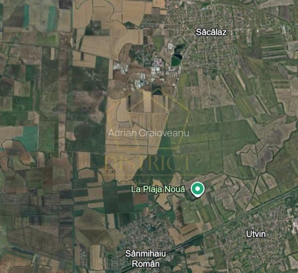 Teren extravilan pretabil P.U.Z. industrial | Sacalaz - Sanmihaiu Roman