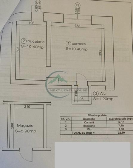 Garsoniera Centru Istoric - Piata unirii - 13