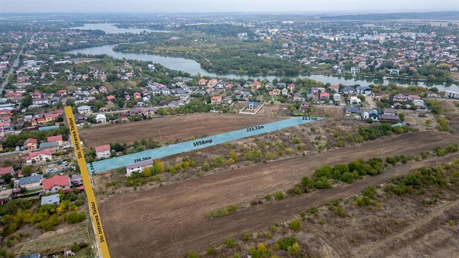 BUFTEA - FLAMANZENI,TEREN 5958 MP,DESCHIDERE 24 M,TOATE UTILITATILE - 3