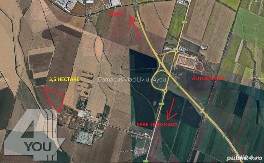 Teren extravilan 35000 mp,Ias Aradul nou aproape de autostrada la km 7 Teren extravilan 35000 mp,Ias Aradul nou aproape de autostrada la km 7