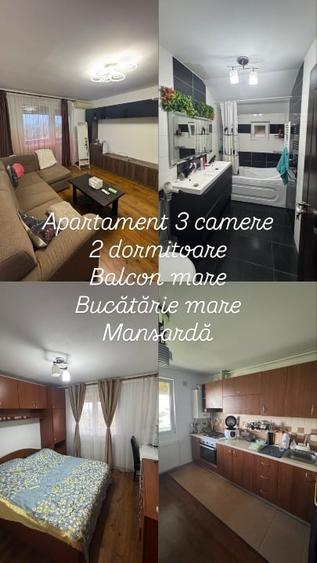 Apartament cu 3 camere semidecomandat, mobilat în Iosefin