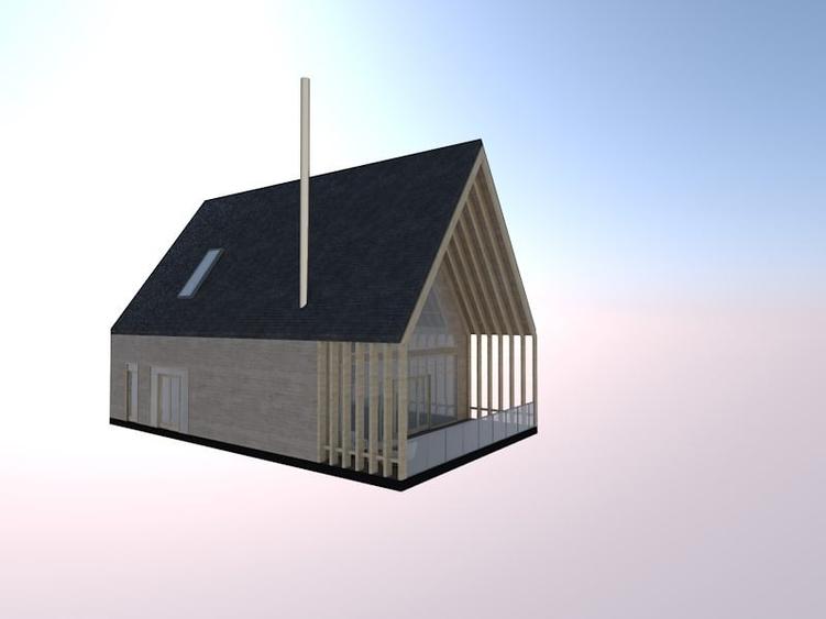 Teren  1333 mp deschidere lac Moara Vlasiei toate utilitatile, proiect - 2