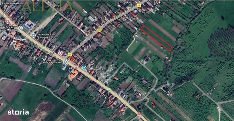 Teren intravilan de vAnzare Com. Sieu-Magherus, jud. BN - 1