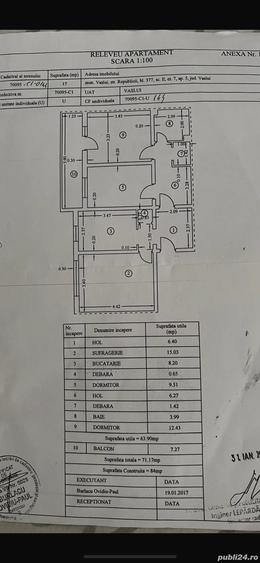 Apartament 3 camere. Se vinde mobilat si utilat - 4