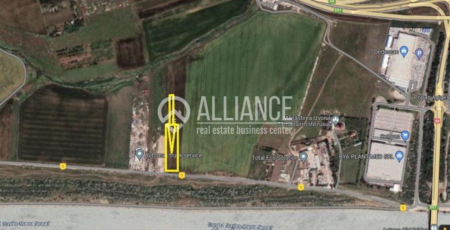 LAZU - SELGROS (Cod 01) Teren intravilan ideal hale depozitare. - 2