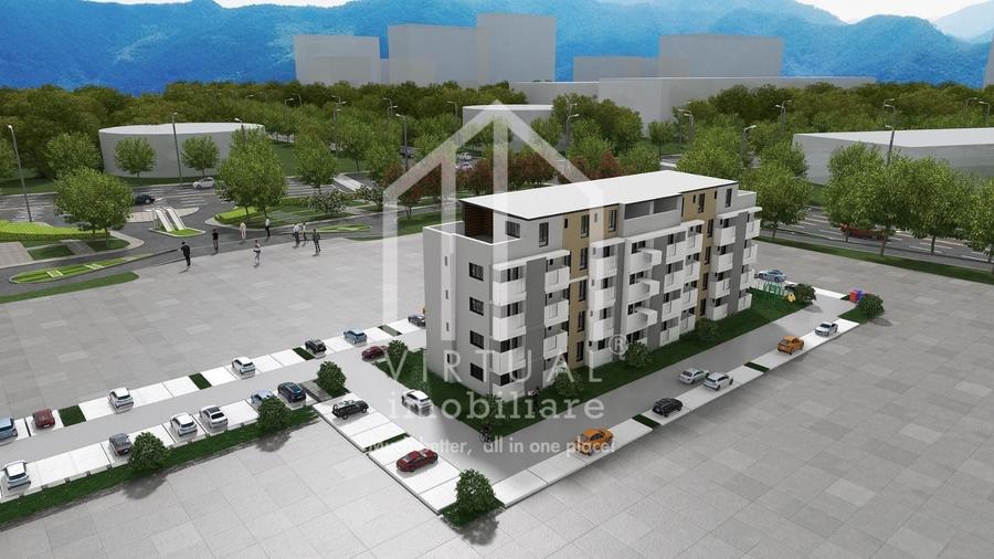 Apartament 2 camere - 39,23 mp utili + balcon - Lacul lui Binder - 2