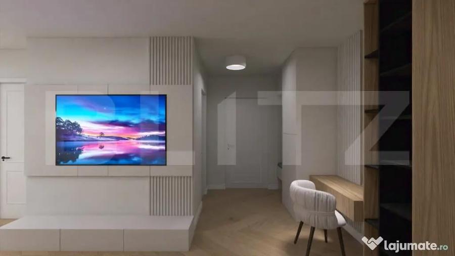 Apartament cu 2 camere, in suprafat utila de 43,20 mp, zona - 3