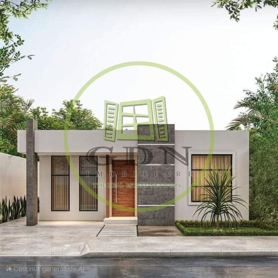 Casa plan parter, 300 mp teren, 90 mp utili, Pielesti- Oltenia Garden - 1