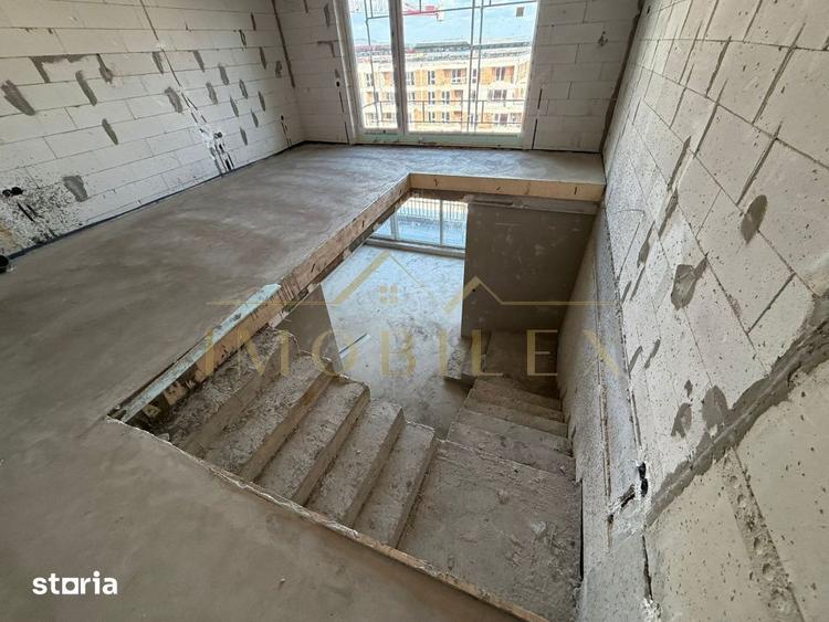 Apartament semifinisat 2 camere , 60mp, terasa, zona Sopor - 13