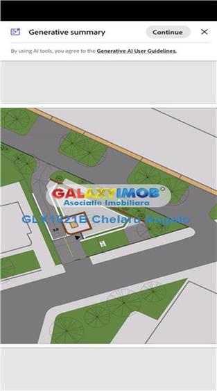 Domenii teren 422 mp cu autorizatie vila P+2 , deschidere 20 ml - 4