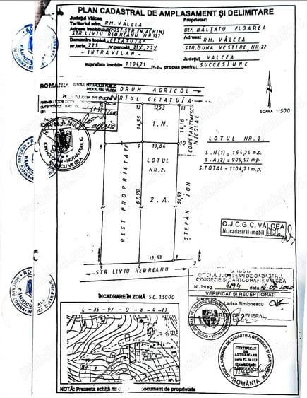 Teren pentru constructii, Rm Valcea, zona Nord - 3