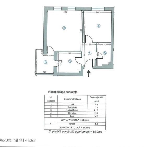 Apartament 2 camere | 57,3 mp | H Pipera Lake - 16