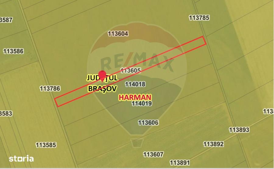Comision 0%| Teren extravilan UAT Harman - 2