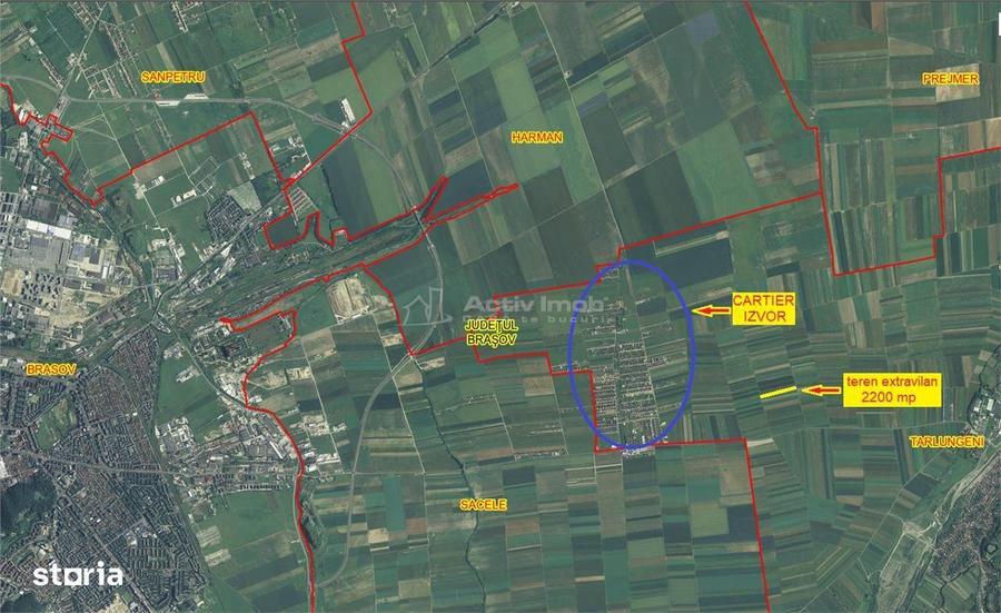 oportunitate, arabil zona de boom imobiliar Izvor, drum acces pietruit - 6