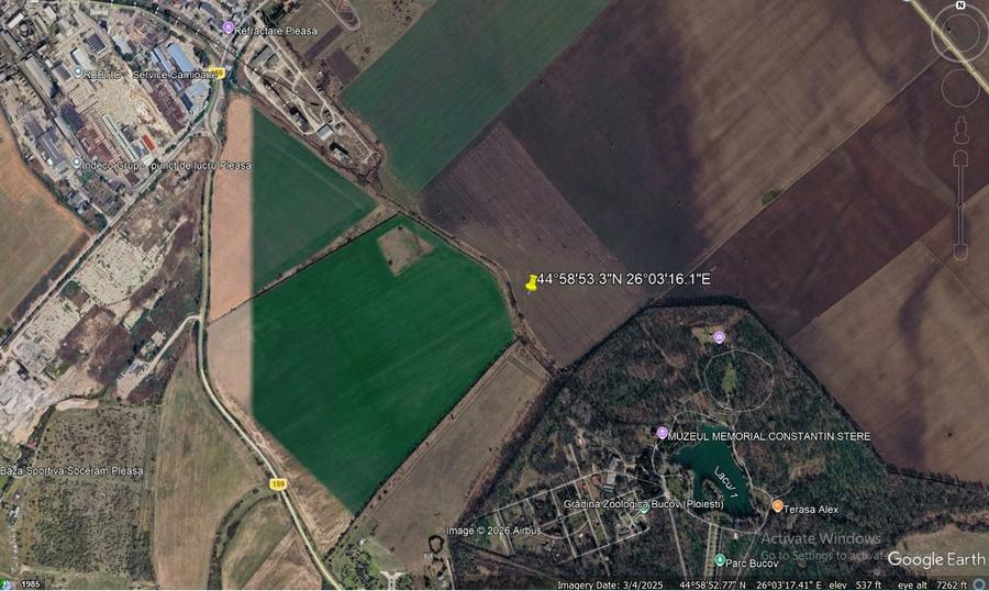 Teren Construcții intravilan de 7900 mp, în Bucov