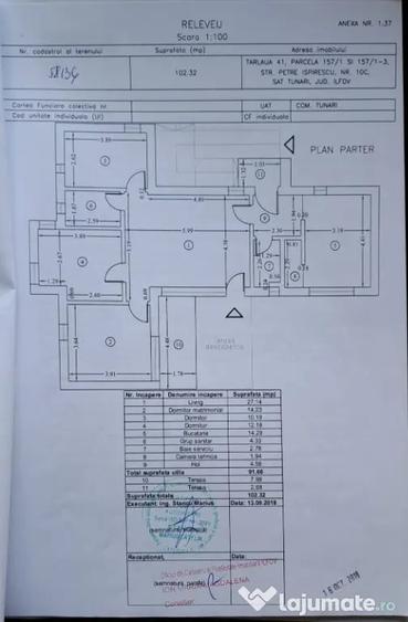Casă cu 4 camere cu Teren 456 Mp în Tunari