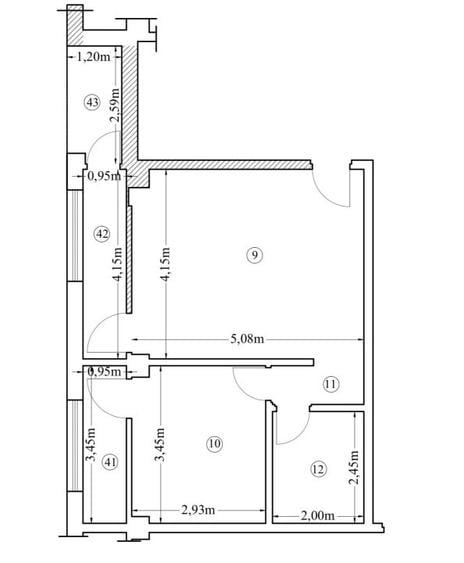 Apartament cu 2 camere decomandat în Preajba