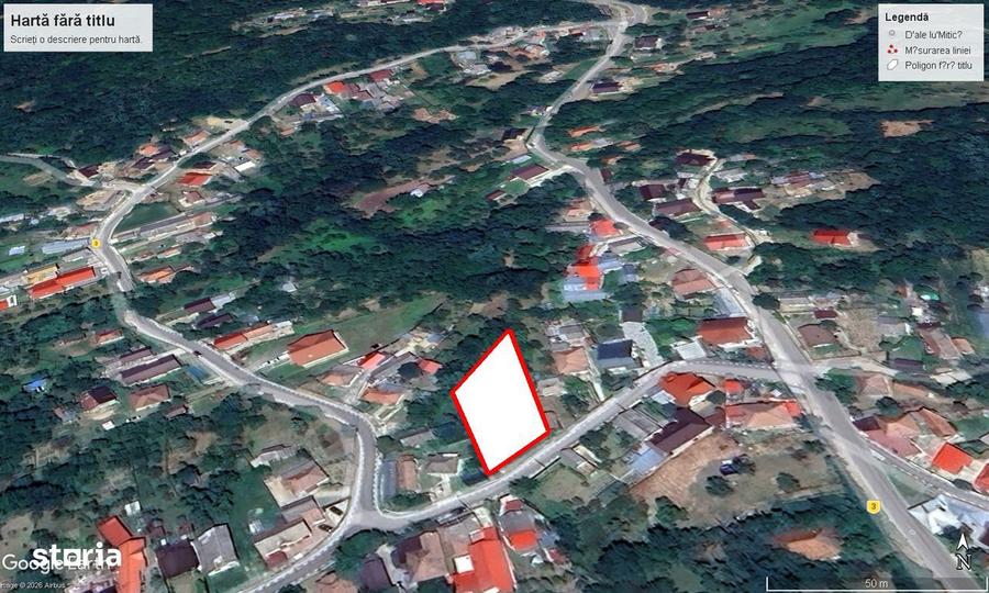 Teren intravilan Pucioasa 1086mp - 2