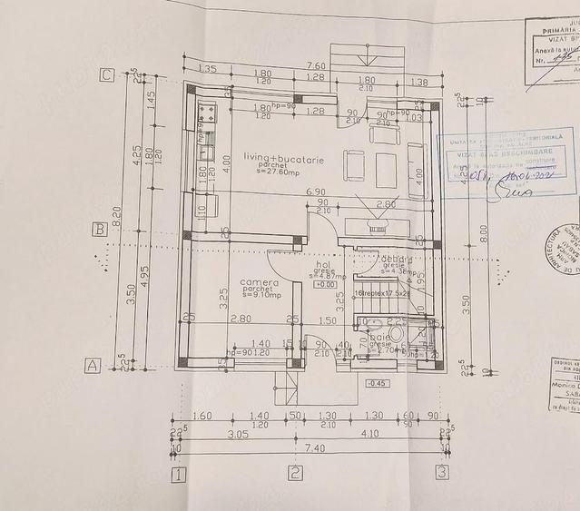 Casa individuala, Sacalaz, neterminata, P+M, 4 camere, 641mp teren, comision=0% - 5
