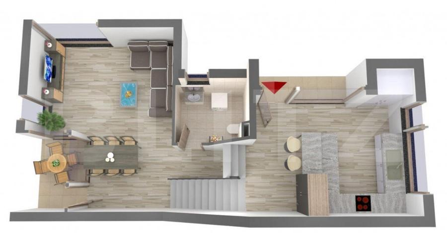 Exclusivitate! Comision 0%! Ansamblu panoramic de case cupla - 36