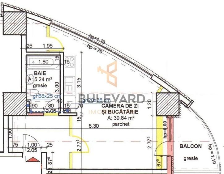 Comision 0. Apartament 1 camera bloc nou cu CF! - 6