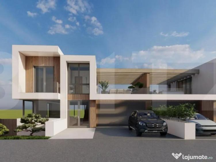 Teren cu autorizatie de constructie duplex, 1061 mp, zona Wo - 1