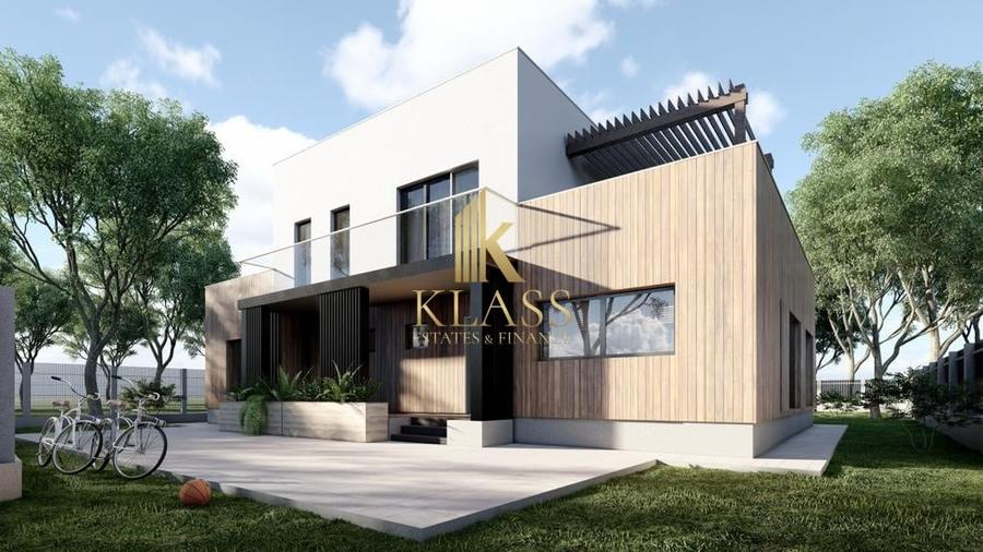 Casa individuala de vanzare in Tunari - curte proprie, terase mari - 1