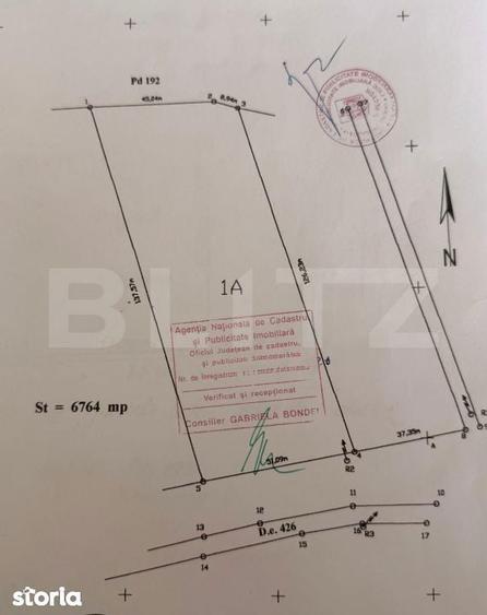 Teren partial intravilan si extravilan, 6764 mp Leamna de Sus. - 1